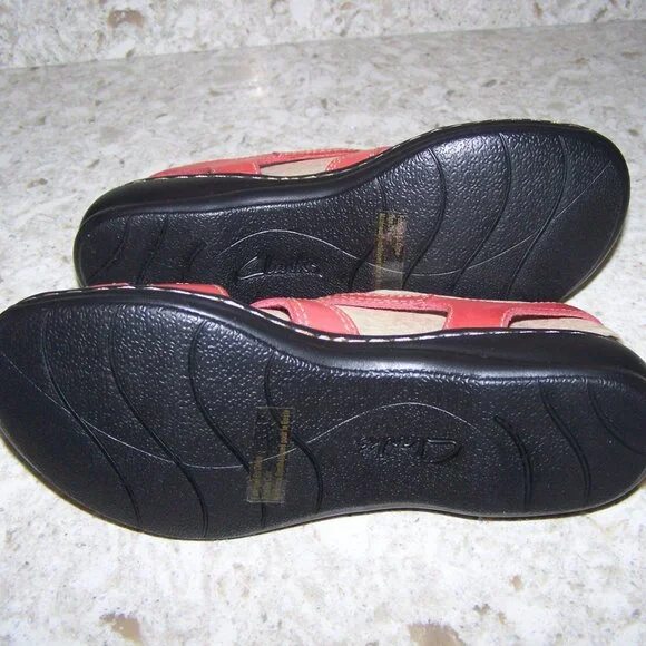 Clarks Coral Sandals ‘Leesa-Apple’ 6.5 M - Picture 3 of 4